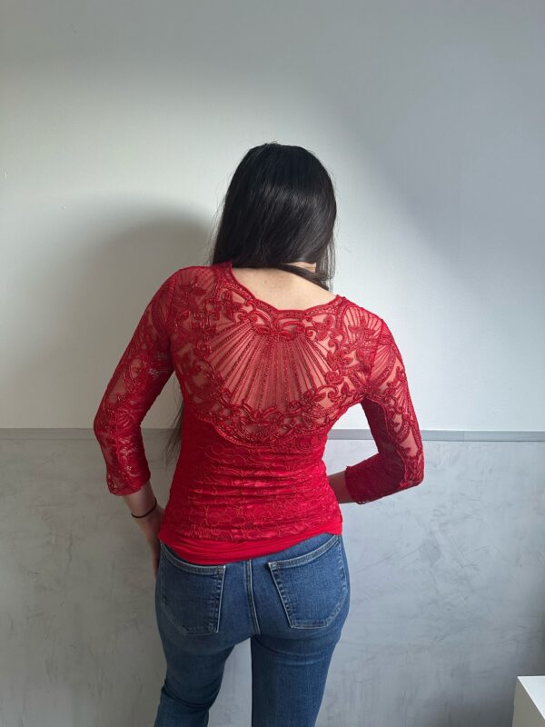 Body Rouge Vif Y002 Livraison Offerte – Image 2