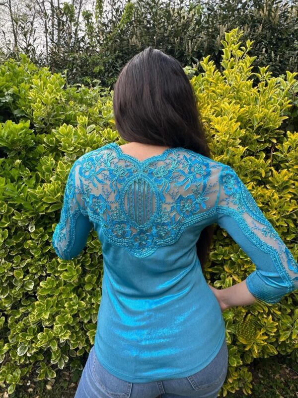 Body Bleue Turquoise X004 Livraison Offerte – Image 3