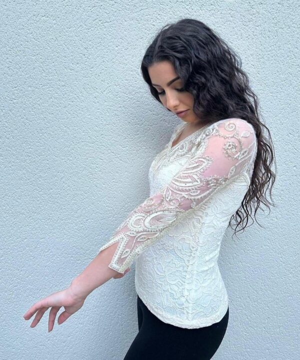 Body Dentelle Y006 Coquille d’Œuf Livraison Offerte