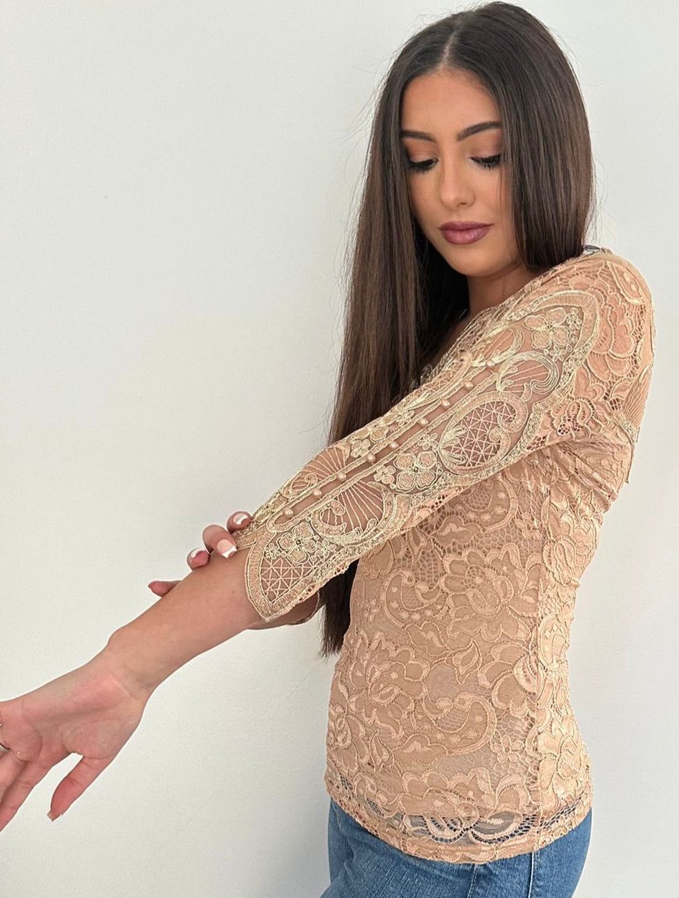 Body Beige A002 Collection 2026 Livraison Offerte – Image 2