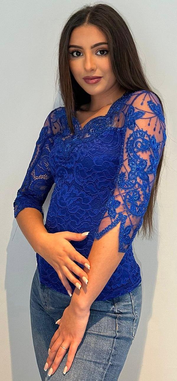 Body Bleu Roi Y005 Collection 2026 Livraison Offerte – Image 2