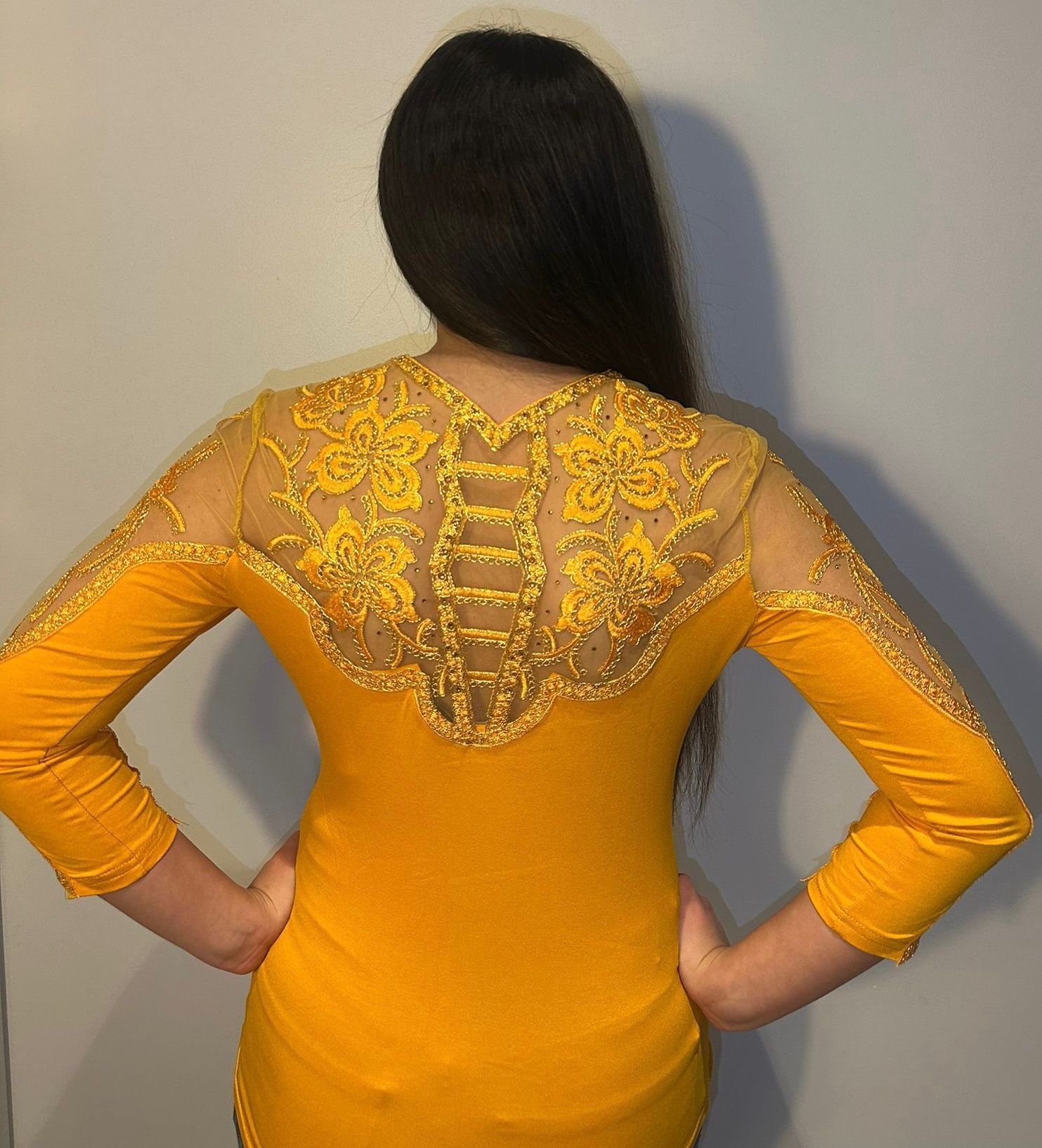 Body Jaune d'Or Coton Z007 Collection 2026 Livraison Offerte – Image 3